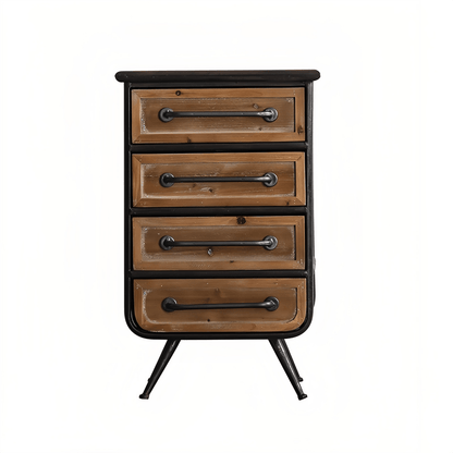 Living Room Storage Cabinet Industrial Tall Kitchen Cabinets With 4 Drawers