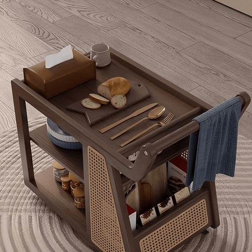 Mobile Kitchen Island Modern Bar Cart Rolling Island Small Kitchen Cart On Wheels