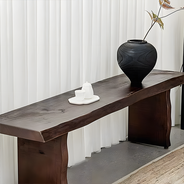 Solid Wood Dining Bench – Minimalist Pine Seating for Dining Room, Entryway & Bedroom