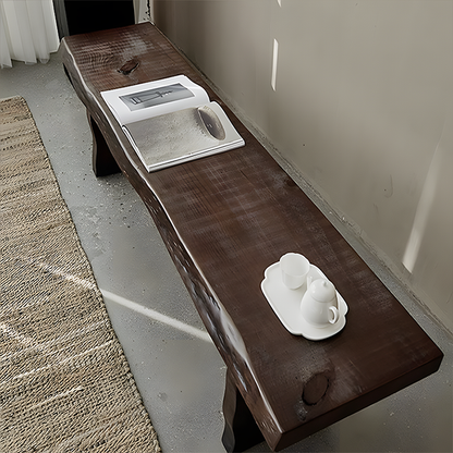 Solid Wood Dining Bench – Minimalist Pine Seating for Dining Room, Entryway & Bedroom