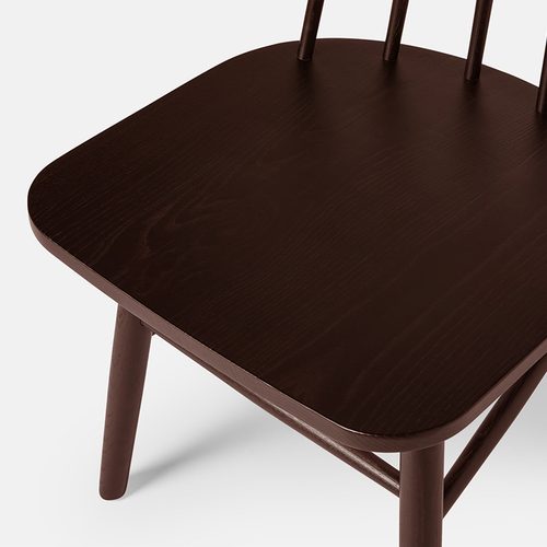 High Back Wood Modern Dining Chair, Windsor Chair