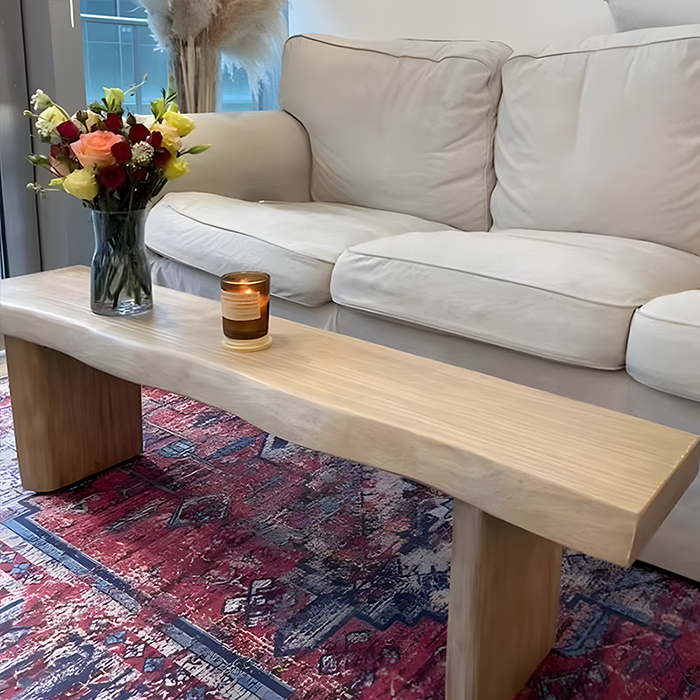 Solid Wood Dining Bench – Minimalist Pine Seating for Dining Room, Entryway & Bedroom