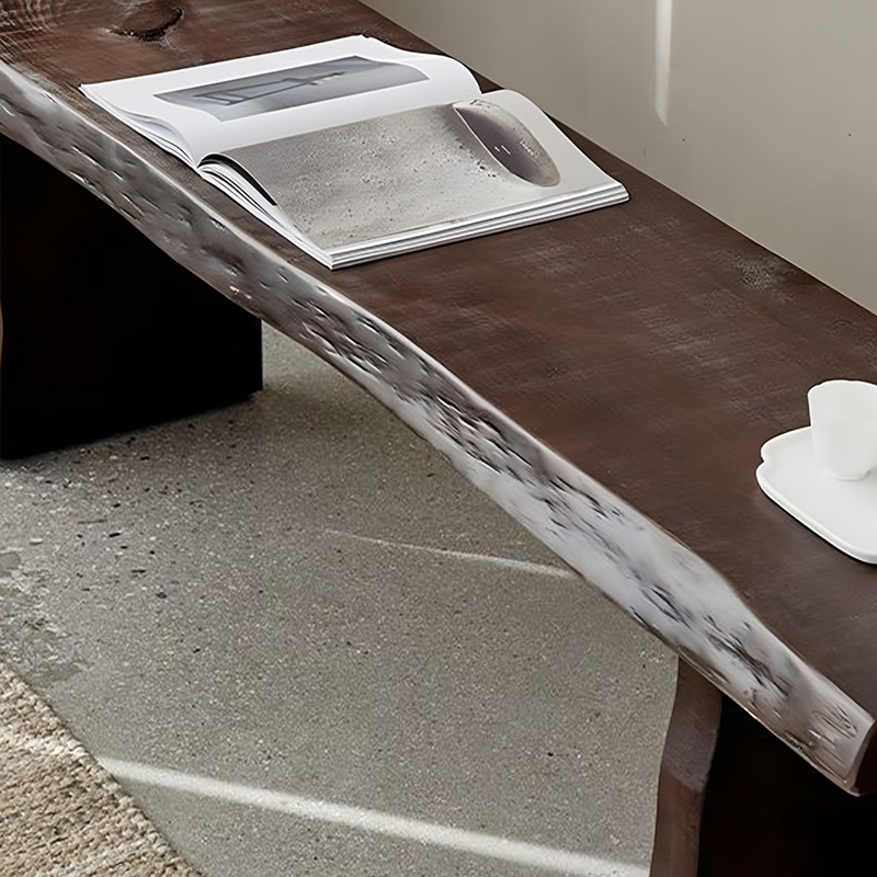 Solid Wood Dining Bench – Minimalist Pine Seating for Dining Room, Entryway & Bedroom